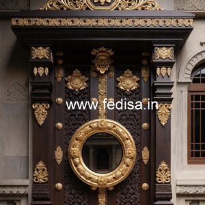 Teak Wood Door Design Pine Wood Door Design No-7276