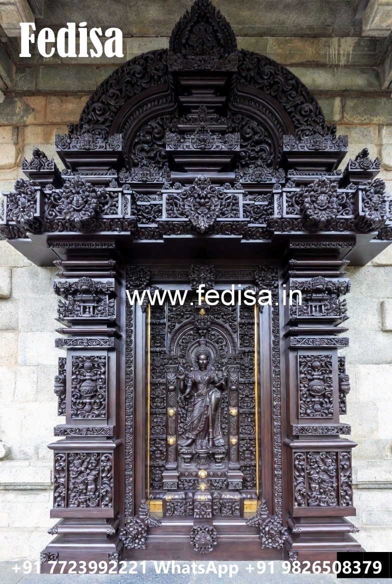 Palace Style Doors Temple Double Door Design No-7293
