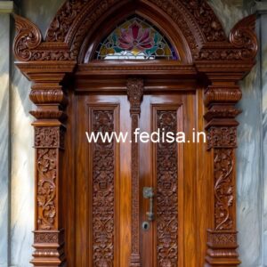 Front Entrance Classic Door Modern Wooden Door Design For Home No-7412
