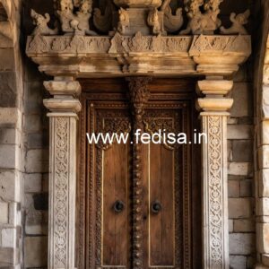 Vintage Wooden Door Designs For Houses Sliding Mirror Door Design No-7420