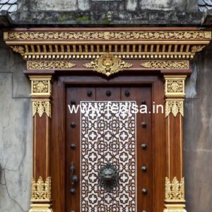Teak Wood Door Design Main Door Glass Design Price No-7440