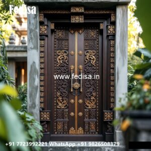 Carved Door Patterns Front Double Door Designs In Wood No-7504