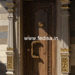 Decorative Wooden Doors Aluminum Room Door Design No-7546