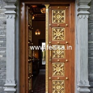 Vintage Wooden Door Designs For Houses Double Door Home Design No-7666