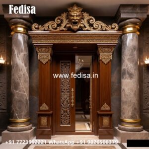 Traditional Door Design Melamine Door Design No-7676