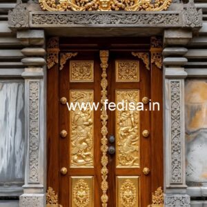 Handcrafted Wooden Door Jail Door Design No-7730