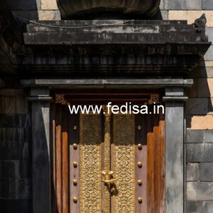 Villa Entrance Door Grill Gate Lock Design No-7742