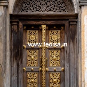 Traditional Door Design Cnc Cutting Main Door No-7758