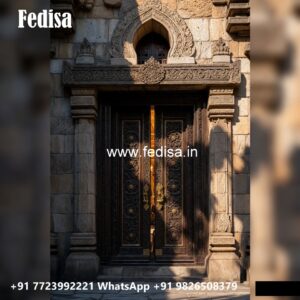 Carved Door Patterns Single Palla Design No-7791