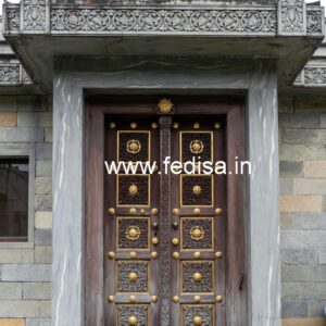 Carved Wooden Doors Modern Latest Sunmica Door Design No-7852