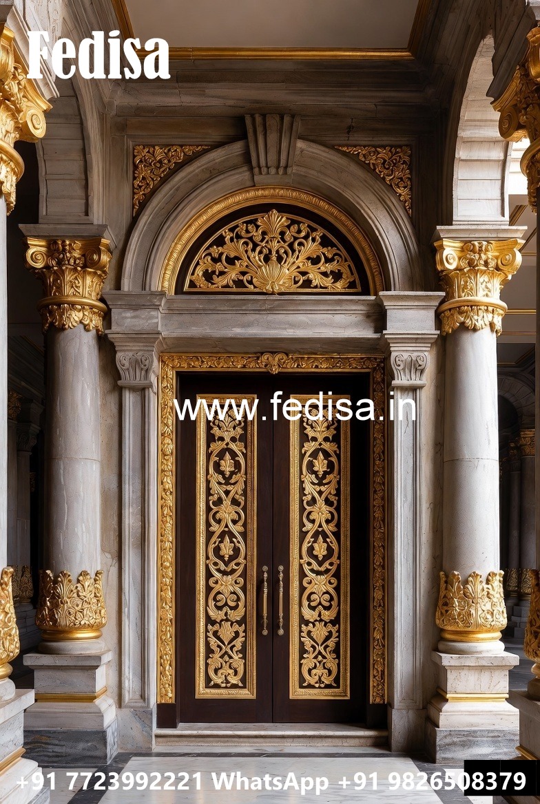 Classic Front Door Ideas Main Door Beading Designs No-7883
