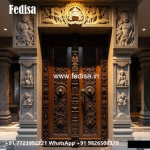 Front Entrance Classic Door Main Door And Safety Door Design No-7945