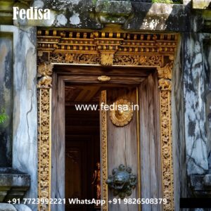Engraved Wooden Door Modern Door Design In Wood No-7960