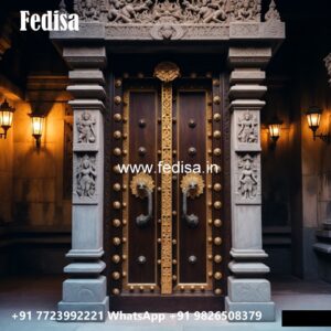 Main Door Classic Design Office Entrance Glass Door Design No-7985