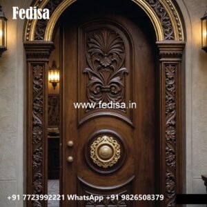 Traditional Carved Wooden Front Door Ideas Door Sliding Design No-7992