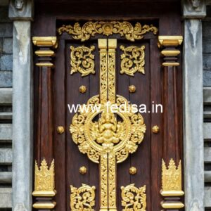 Royal Entrance Door Restaurant Front Door Design No-8010