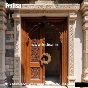 Decorative Wooden Doors Stylish Main Door Design No-8038