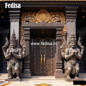 Engraved Wooden Door Teak Wood Main Door Design With Price No-8042