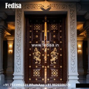 Classic Wooden Main Door Design For Home Main Door Iron Design For Home No-8114