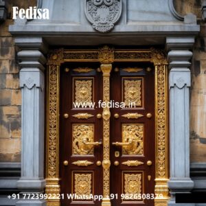 Classic Wooden Main Door Design For Home Big Front Door Design No-8155