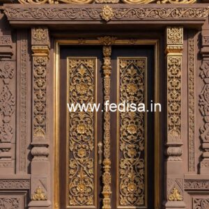 Solid Wood Classic Door Stylish Plywood Door Design Price No-8177