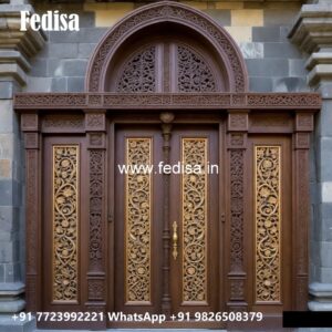 Front Entrance Classic Door Pooja Room Door Design No-8191