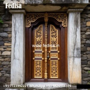Luxury Classic Entrance Door Designs India Flush Door Design No-8198