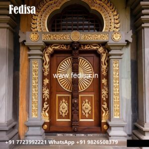 Elegant Double Door Classic Entry Design Bedroom Door Design No-8200
