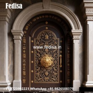 Carved Door Patterns Iron Door Design No-8201