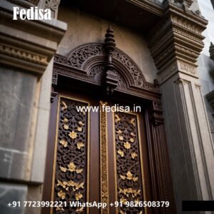 Antique Door Style Grill Door Design No-8213