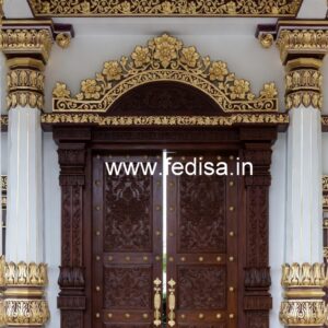 Handcrafted Wooden Door Traditional Main Door Designs For Home No-8222