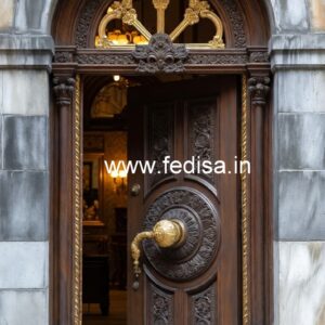 Rustic Classic Door Safety Grill Gate Design For Main Door No-8227