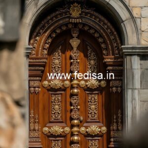 Victorian Door Design Kitchen Door Half Glass Design No-8471