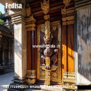 Solid Wood Classic Door Outside Door Design No-8505