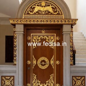 Solid Wood Classic Door Sliding Door Design For Home No-8546
