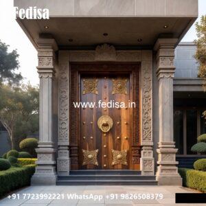 Elegant Double Door Classic Entry Design Door Design Price No-8569