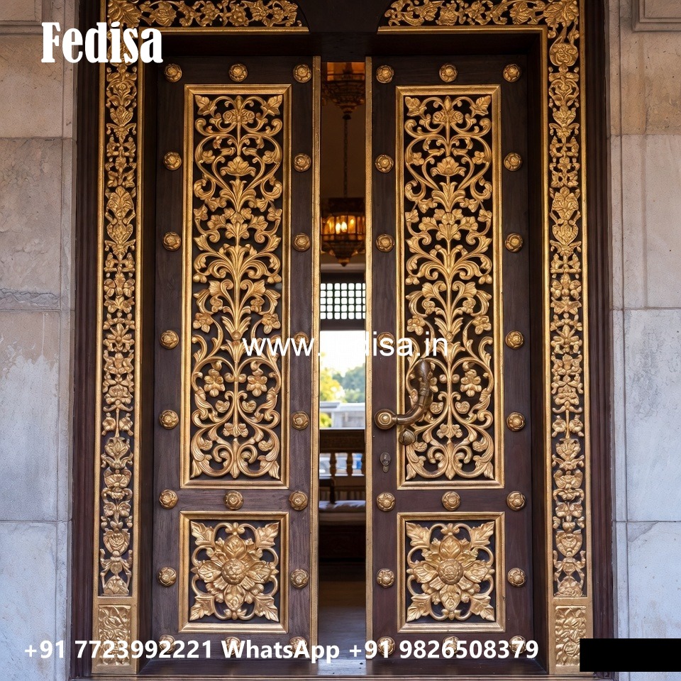 Double Door Classic Style Front Glass Design No-8573