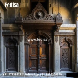 Classic Door Design Single Front Door Design No-8577