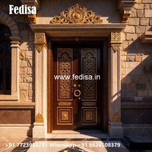 Handcrafted Wooden Door Mesh Door Designs For Main Door No-8591
