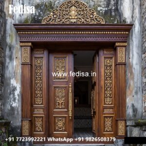 Hardwood Traditional Doors Puja Room Door No-8674