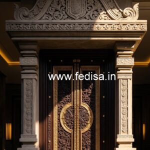 Classic Front Door Ideas Jali Palla Design No-8703