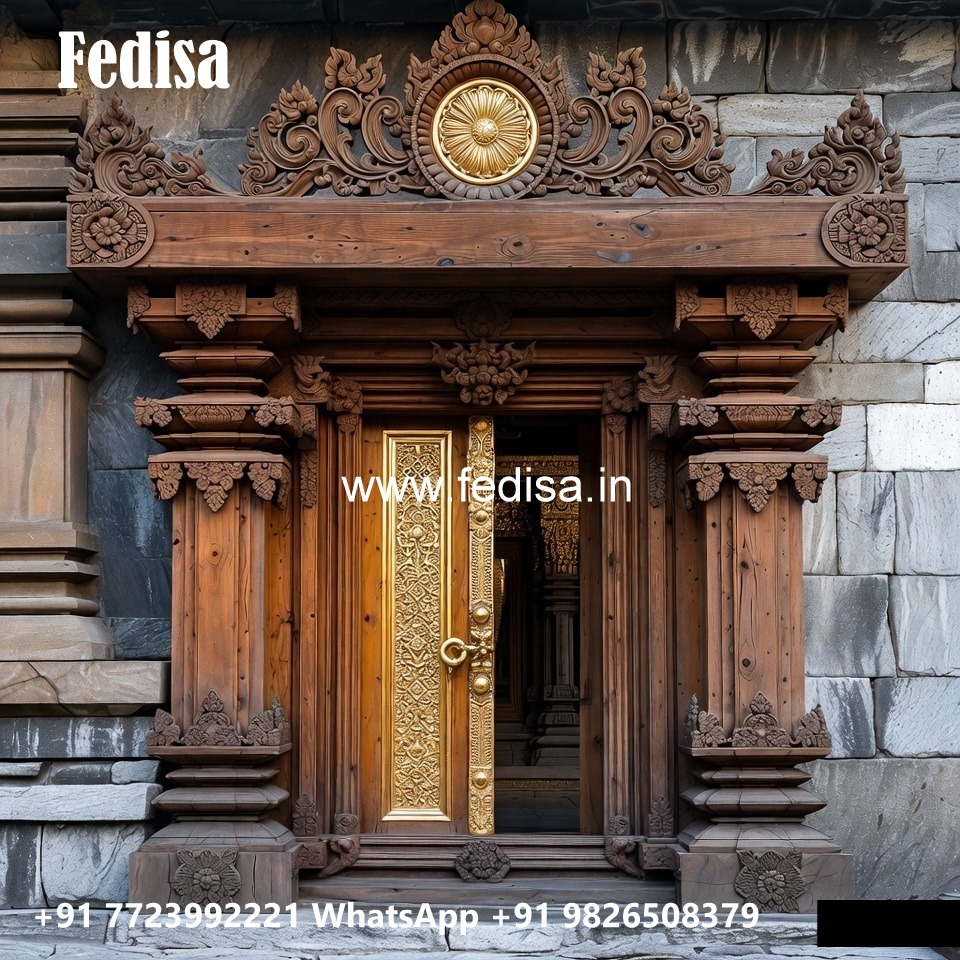Decorative Wooden Doors Main Door Elevation No-8735