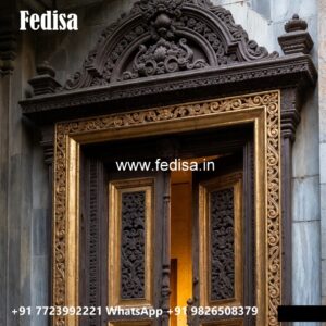 Decorative Wooden Doors Welding Door Design No-8776
