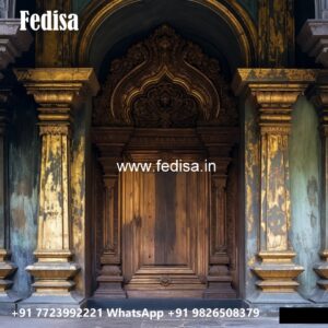 Double Door Classic Style Main Door Interior Design No-8819