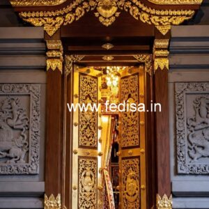 Colonial Style Door Door Ventilation Design No-8882