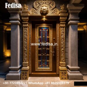 Hardwood Traditional Doors Home Main Door Design In Wood No-8920