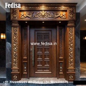 Vintage Wooden Door Jali Gate Design Iron No-8948