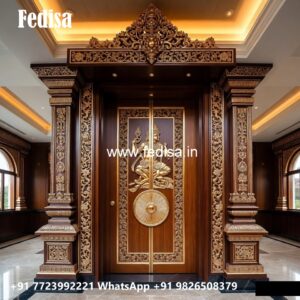Handcrafted Wooden Door Arabic Door Design No-8960