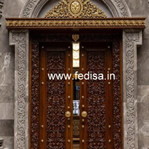 Traditional Carved Wooden Front Door Ideas Main Door New Design No-9017