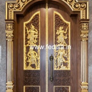 Antique Door Style Latest Main Double Door Design 2024 No-9033